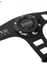 PRP Seats Flat Suede Steering Wheel 13" Diameter Blue                                     - SRG151 - Image 2