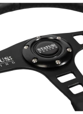 PRP Seats Flat Leather Steering Wheel 13" Diameter Black                                     - SRG160 - Image 2