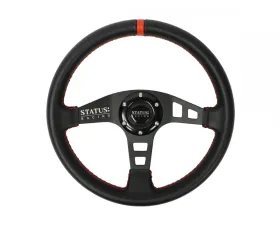 PRP Seats Flat Leather Steering Wheel 13