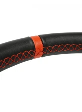 PRP Seats Flat Leather Steering Wheel 13" Diameter Red                                     - SRG162 - Image 3