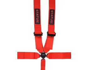PRP Seats 5 Point Camlock Harness Red