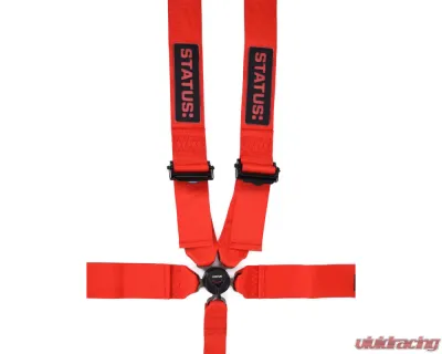 PRP Seats 5 Point Camlock Harness Red - SRSB5.R