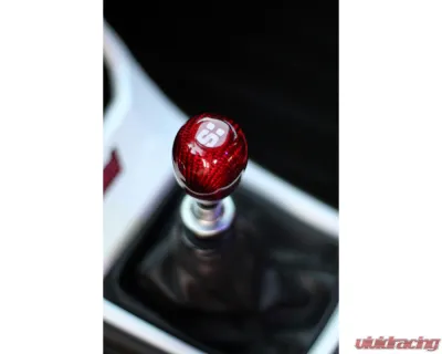 PRP Seats Carbon Fiber Shift Knob Red - SRSHIFT-R