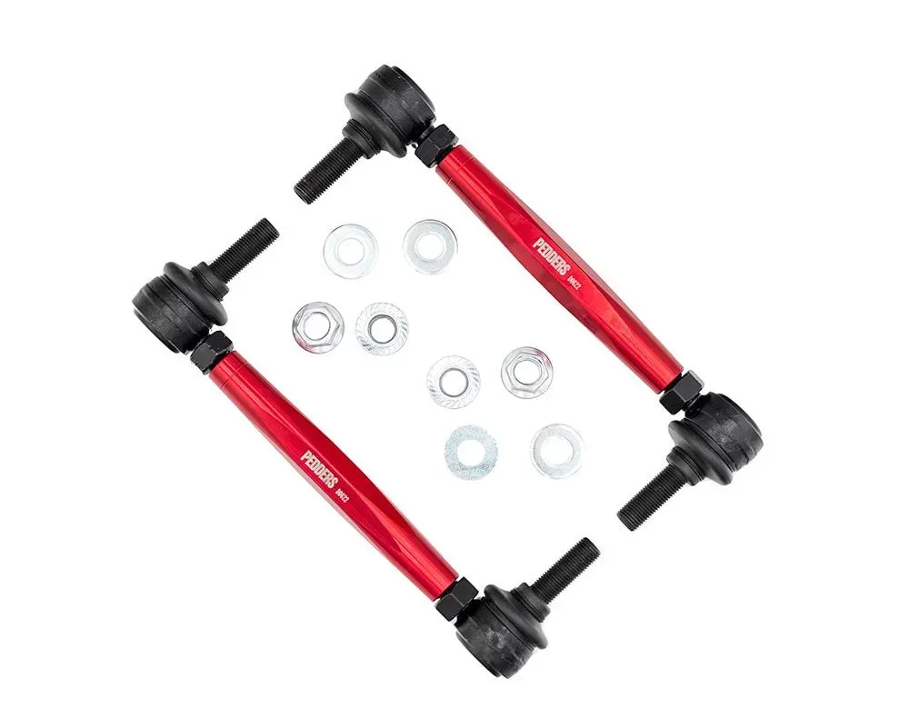 Pedders Adjustable Front Swaybar Endlink Kit Ford Mustang S550 2015-2022 - PED-424477