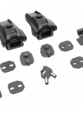 Rugged Ridge Locking Hood Catch Kit Jeep Wrangler JKU | Wrangler JL 2007-2022                                     - 11210.32 - Image 2