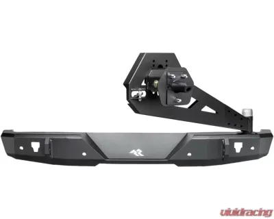 Rugged Ridge HD Rear Bumper w/ Swing Out Tire Carrier Jeep Wrangler JL 2018-2022 - 11540.39