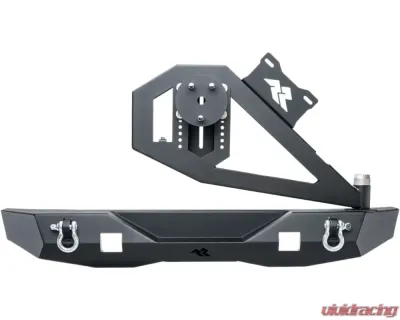 Rugged Ridge Xor Rear Bumper w/ Swing Out Tire Carrier Jeep Wrangler JK | JKU 2007-2018 - 11541.25