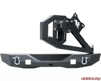 Rugged Ridge Xor Rear Bumper w/ Swing Out Tire Carrier Jeep Wrangler JK | JKU 2007-2018 - 11541.25