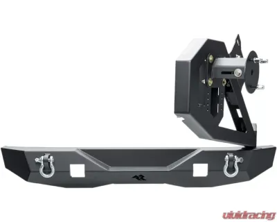 Rugged Ridge Xor Rear Bumper w/ Swing Out Tire Carrier Jeep Wrangler JK | JKU 2007-2018 - 11541.25