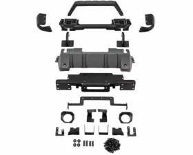 Rugged Ridge Venator Modular Bumper Black Jeep Wrangler | Gladiator 2018-2021