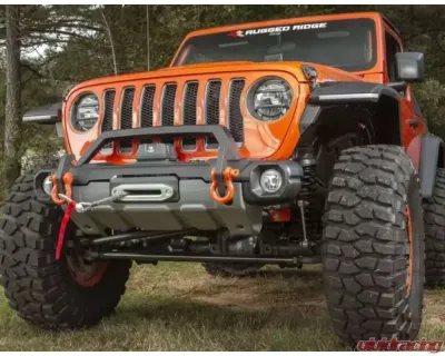 Rugged Ridge Venator Modular Bumper Black Jeep Wrangler | Gladiator 2018-2021 - 11549.45