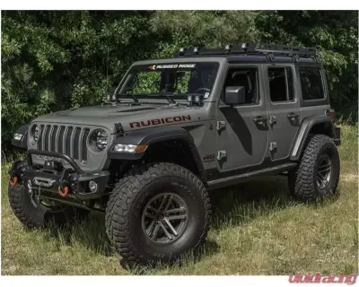 Rugged Ridge Roof Rack w/ Basket  Jeep Wrangler JL | Gladiator 2018-2021 - 11703.05