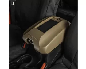 Rugged Ridge Center Console Cover w/ Phone Holder Tan Jeep Wrangler JK 2011-2018