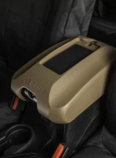 Rugged Ridge Center Console Cover w/ Phone Holder Tan Jeep Wrangler JK 2011-2018                                     - 13107.63 - Image 2