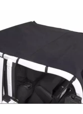 Rugged Ridge Savannah Brief Top Diamond Black Jeep Wrangler JL 2010-2018                                     - 13593.35 - Image 2
