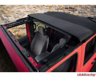 Rugged Ridge Black Diamond Stitch Cloth Voyager Top (Tinted) Jeep Wrangler 2018-2022 - 13863.35
