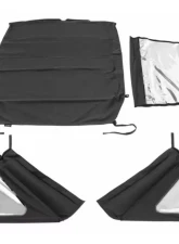 Rugged Ridge Black Diamond Stitch Cloth Voyager Top (Tinted) Jeep Wrangler 2018-2022                                     - 13863.35 - Image 2