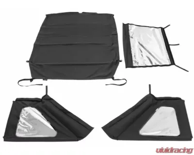 Rugged Ridge Black Diamond Stitch Cloth Voyager Top (Tinted) Jeep Wrangler 2018-2022 - 13863.35