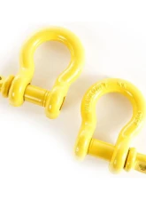 Rugged Ridge D-Ring Shackle Kit, 3/4 inch, Yellow, Pair                                     - 11235.15 - Image 4