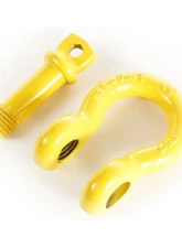 Rugged Ridge D-Ring Shackle Kit, 3/4 inch, Yellow, Pair                                     - 11235.15 - Image 3