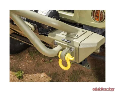 Rugged Ridge D-Ring Shackle Kit, 3/4 inch, Yellow, Pair - 11235.15