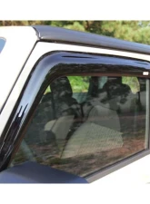 Rugged Ridge Window Rain Deflectors, 07-18 Jeep Wrangler JK                                     - 11351.11 - Image 4