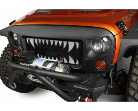 Rugged Ridge Spartan Grille Insert, Land Shark; Jeep Wrangler JK 2007-2018