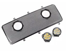 Rugged Ridge Spartan Grille Kit, Skull; Jeep Wrangler JK 2007-2018