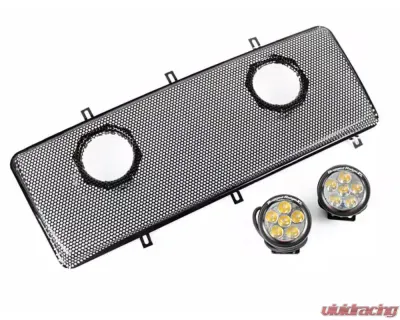 Rugged Ridge Spartan Grille Kit, Skull; Jeep Wrangler JK 2007-2018 - 12034.33