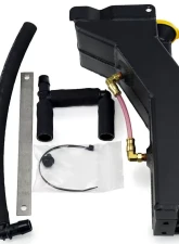 Killer B Motorsport Black Powdercoat Dual Reservoir Washer And Coolant Tank Subaru WRX | STI 2008-2014                                     - DWR2-B - Image 3