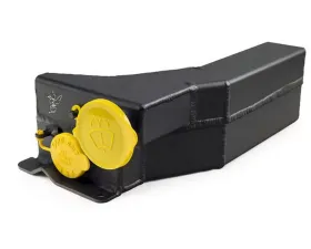 Killer B Motorsport Black Powdercoat Dual Reservoir Washer And Coolant Tank Subaru WRX | STI 2008-2014