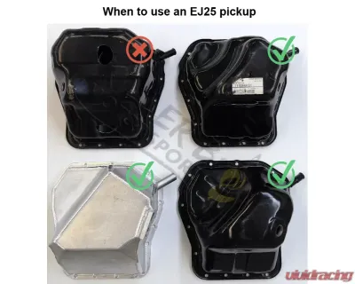 Killer B Performance High Flow Ultimate Oil Pickup Baffle Combo Subaru EJ25 - HF-EJWT
