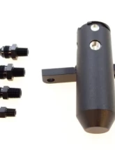 Killer B V2 Upper Turbo Coolant Reservoir Black AN Fittings Subaru WRX | STI 2002+                                     - UTCRV2AN-B - Image 2
