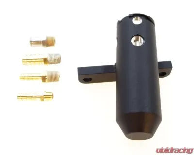 Killer B V2 Upper Turbo Coolant Reservoir Black Barbed Fittings Subaru WRX | STI 2002+ - UTCRV2BA-B