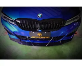 ARMASpeed Carbon Fiber Aero Body Kits Front Lip Gloss BMW 3 Series M-Sport 2019-2020