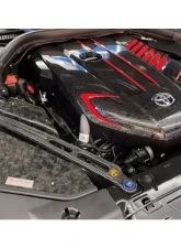 ARMASpeed 3K Carbon Fiber Intake Cover Toyota Supra A90  2020-2023                                     - ARMATYSA90-1 - Image 2