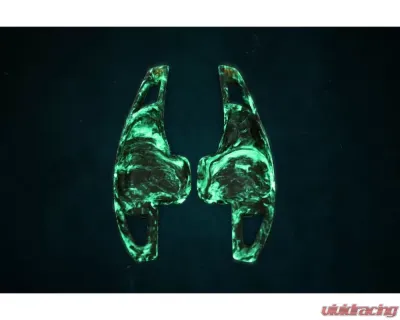 ARMASpeed Luminous Green Serial Forged Carbon Paddle Shifter BMW F30 - 1CCBM40G18-L