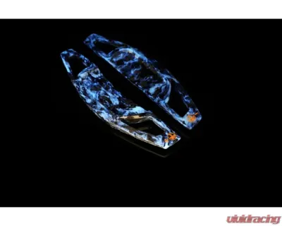 ARMASpeed Luminous Blue Forged Carbon Paddle Shifter Mercedes-Benz AMG 2015+ - 1CCBZ40G02-B