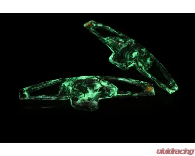 ARMASpeed Luminous Green Forged Carbon Paddle Shifter Ford Focus | Kuga MK3 - 1CCFD40G01-L