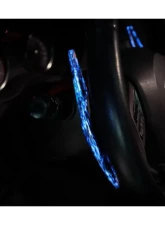 ARMASpeed Luminous Blue Subaru Forged Carbon Paddle Shifter Subaru 2012-2015                                     - 1CCSB40G01-B - Image 4