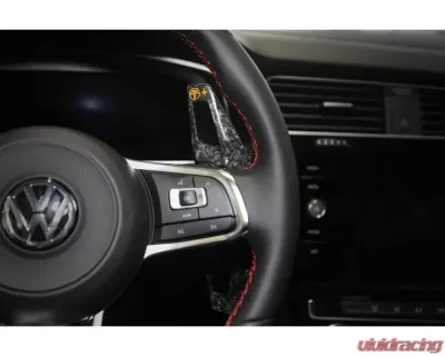 ARMASpeed Black Forged Carbon Wheel Paddle Shifter Volkswagen GTI7 2014-2019 - 1CCVW40G01--
