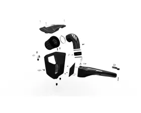 ARMASpeed Carbon Fiber Airbox with Maf Sensor Audi A4 B9 2.0T