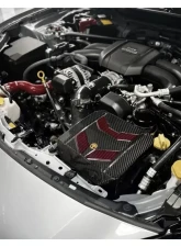 ARMASpeed Black | Red Carbon Fiber Cold Air Intake Toyota GR86 ZN8 | Subaru BRZ ZD8 2022                                     - ARMASBGR86-R - Image 2