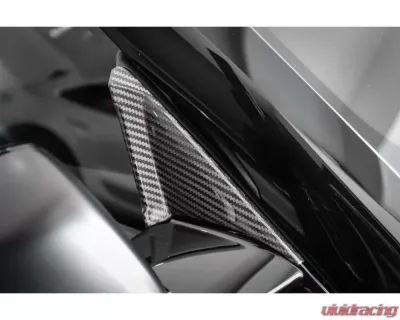 ARMASpeed Carbon Fiber Windblock Side Mirror Kit ABS Look Toyota Surpa A90 2020-2024 - SB-TY40F09-A