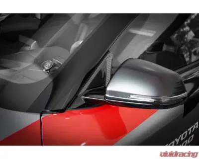 ARMASpeed Carbon Fiber Windblock Side Mirror Kit ABS Look Toyota Surpa A90 2020-2024 - SB-TY40F09-A