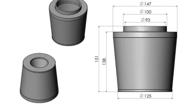 ARMASpeed Nonwoven Air Filter CS56-AR60037 Maserati Gibli S | SQ4 3.0T                                     - CS56-AR60037 - Image 3