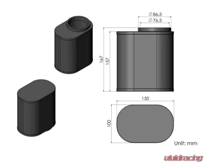 ARMASpeed Nonwoven Air Filter Volkswagen Golf Mk7 1.2/1.4TSI - CS56-AR60033