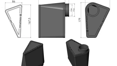ARMASpeed Nonwoven Air Filter Carbon fiber Cold Air Intake Suzuki Jimny Mk4                                     - CS56-AR60068 - Image 3