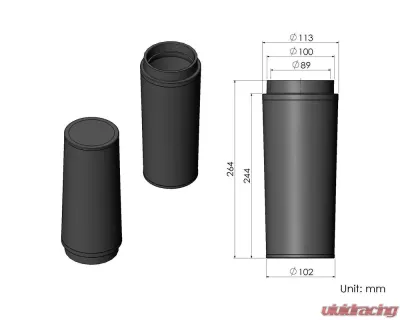 ARMASpeed Nonwoven Air Filter Mercedes-Benz AMG GT C190 | Porsche 997 GT3 | Audi RS5 B8 B8.5 - CS56-AR60035-2