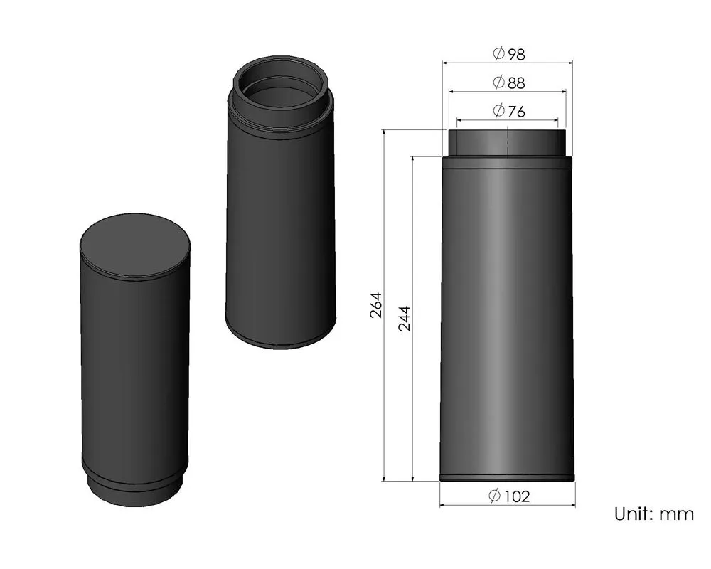 ARMASpeed Nonwoven Air Filter Carbon fiber Cold Air Intake Mercedes-Benz W205 C300 | W213 E300 (M264) - CS56-AR60063